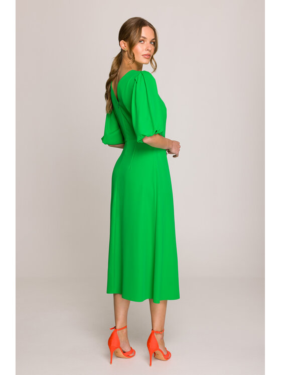 Stylove Stylove Abito da sera S399 Verde Premium Fit