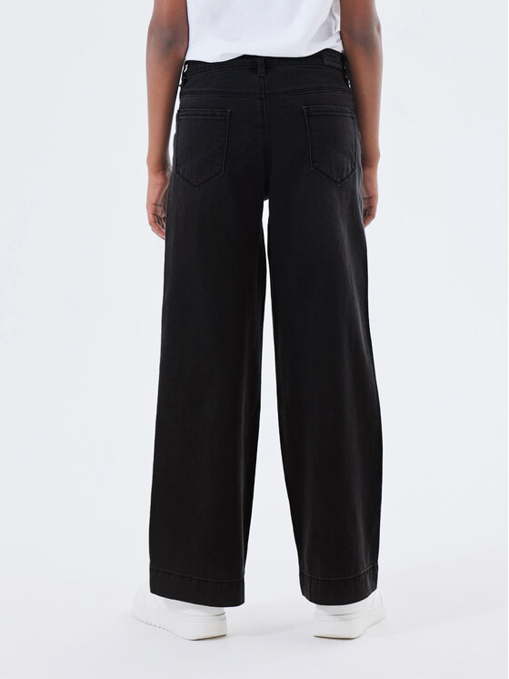 NAME IT NAME IT Jeansy 13211701 Czarny Wide Leg