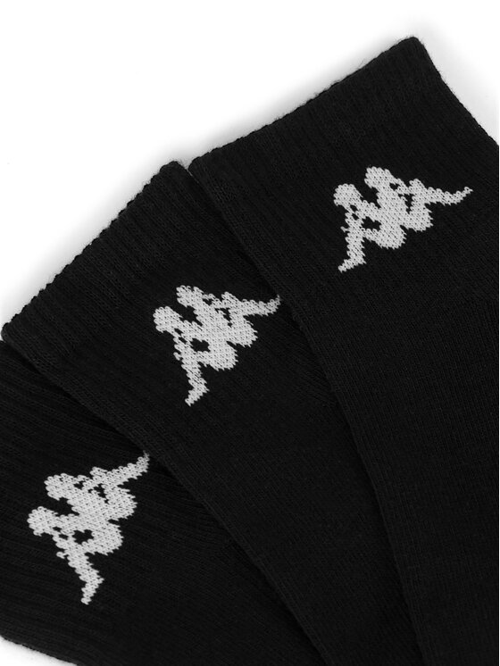 Kappa Kappa Skarpety krótkie Z4444_AW24 (3-PACK) Czarny