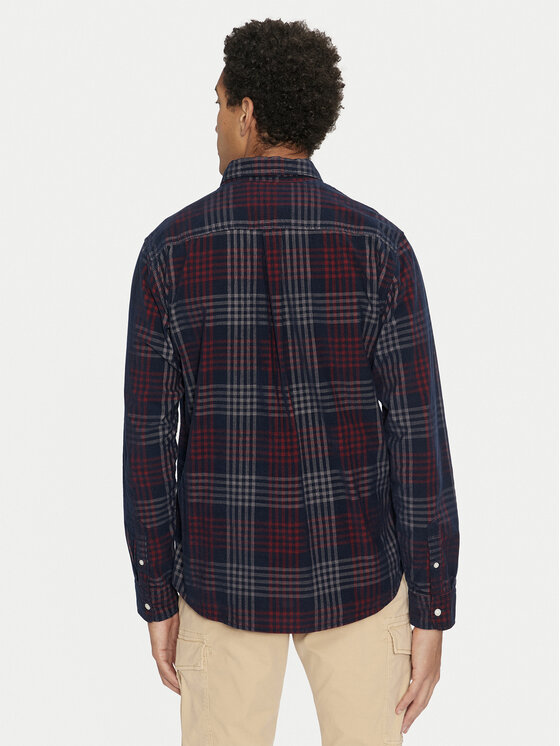 Pepe Jeans Pepe Jeans Koszula Marcus PM308726 Granatowy Regular Fit