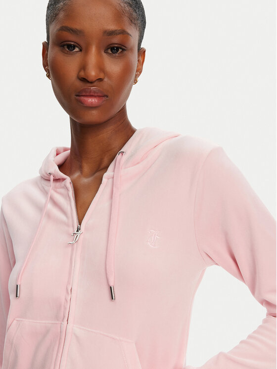 Juicy Couture Juicy Couture Pulóver Robertson JCAP176 Rózsaszín Slim Fit