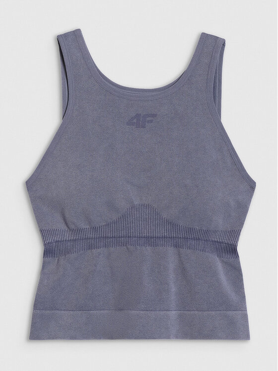 4F 4F Koszulka techniczna YOGA Granatowy Slim Fit