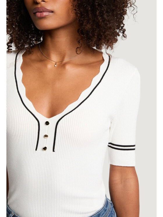 Morgan De Toi Morgan De Toi Maglione 261-MIREN Bianco Casual Fit