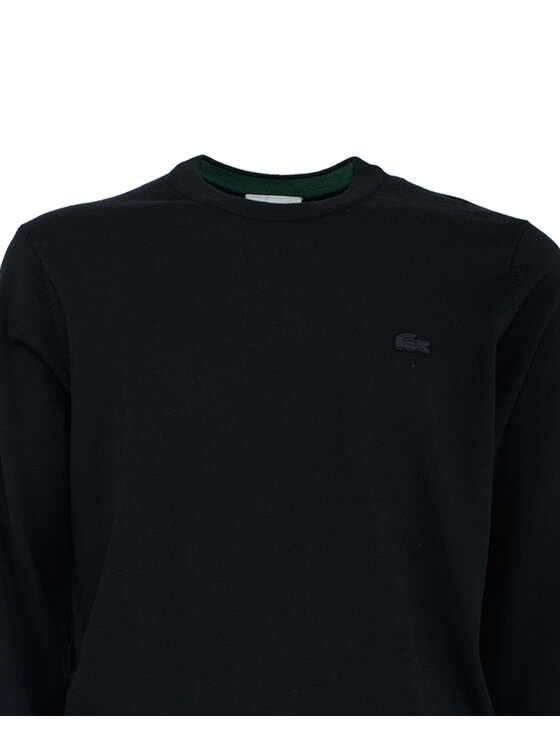 Lacoste Lacoste Πουλόβερ AH1969 Μαύρο Regular Fit
