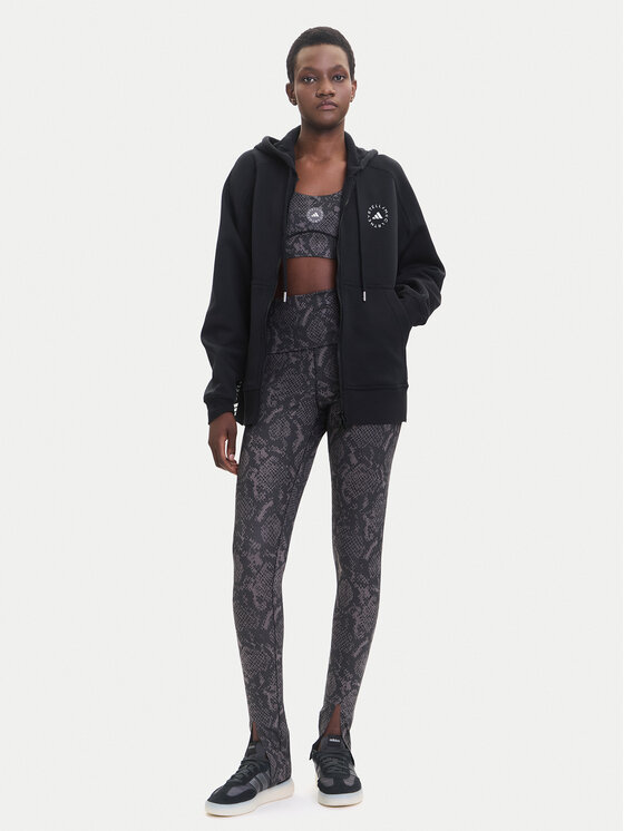 adidas by Stella McCartney adidas by Stella McCartney Majica dugih rukava JF6337 Crna Loose Fit
