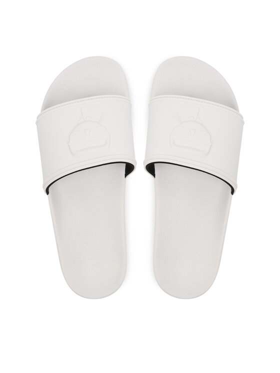 KARL LAGERFELD KARL LAGERFELD Şlapi Kondo KL70009A Alb