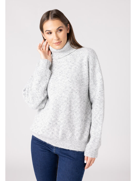 Sweter QUIOSQUE, Rozmiar 48, Szary, QUIOSQUE 6VD002230