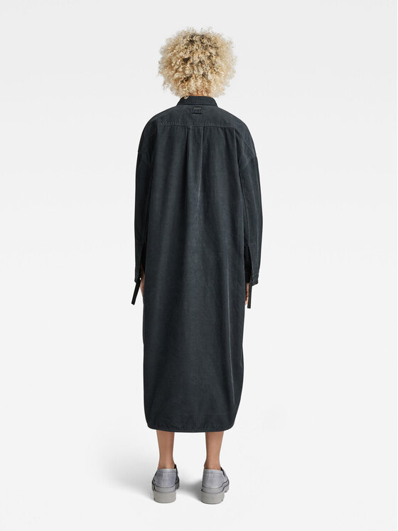 G-Star Raw G-Star Raw Rochie tip cămașă D22160-C436-C784 Gri Relaxed Fit