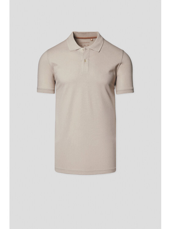 Lancerto Lancerto Polo Cassian PO073125000006 Beżowy Regular Fit