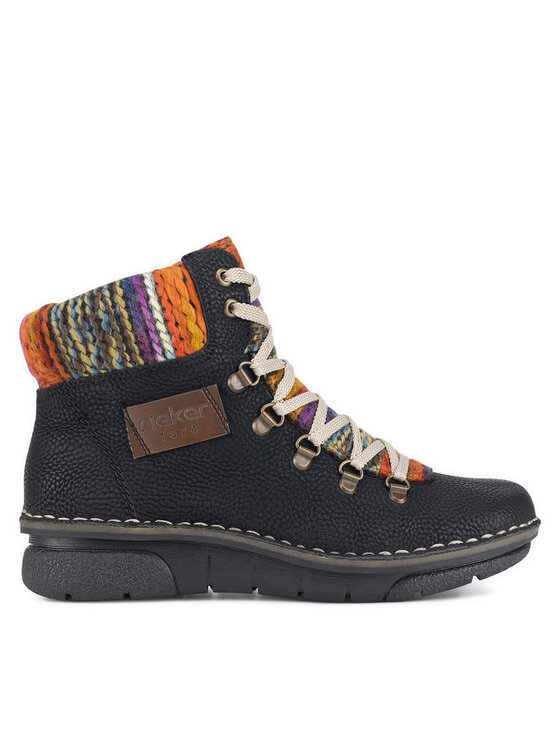 Rieker Rieker Botine 73343-00 Negru