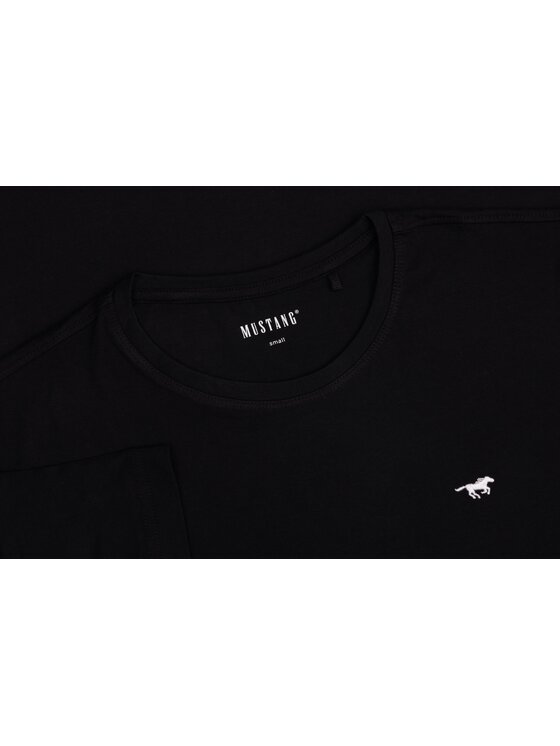Mustang Mustang T-Shirt Style Alex Czarny Regular Fit