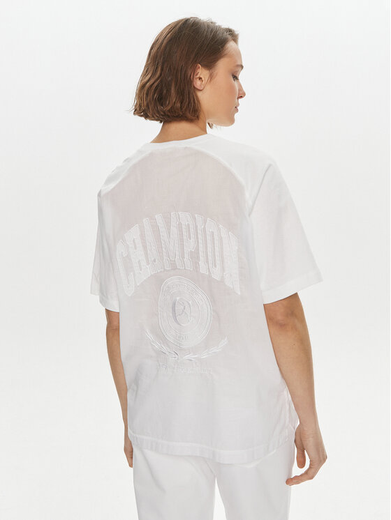 Champion Champion T-shirt 117351 Bijela Relaxed Fit