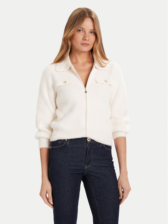 Morgan Morgan Cardigan 232-MDOMI Écru Regular Fit