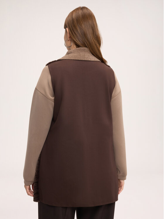 Fiorella Rubino Fiorella Rubino Cappotto invernale S061E003978N022 Marrone Regular Fit