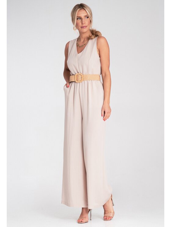 FIGL FIGL Overal M1193 Béžová Regular Fit