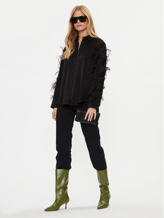 MICHAEL Michael Kors MICHAEL Michael Kors Πουκάμισο MH340KH99G Μαύρο Regular Fit