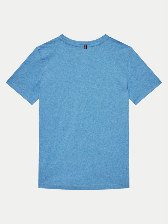 Tommy Hilfiger Tommy Hilfiger T-Shirt KB0KB04142 D Błękitny Regular Fit