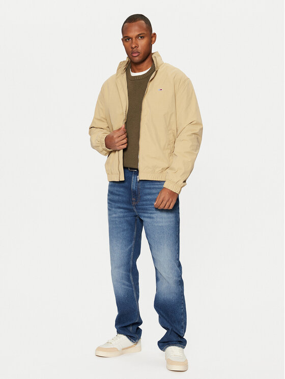 Tommy Jeans Tommy Jeans Giacca di transizione Essential DM0DM20655 Beige Regular Fit