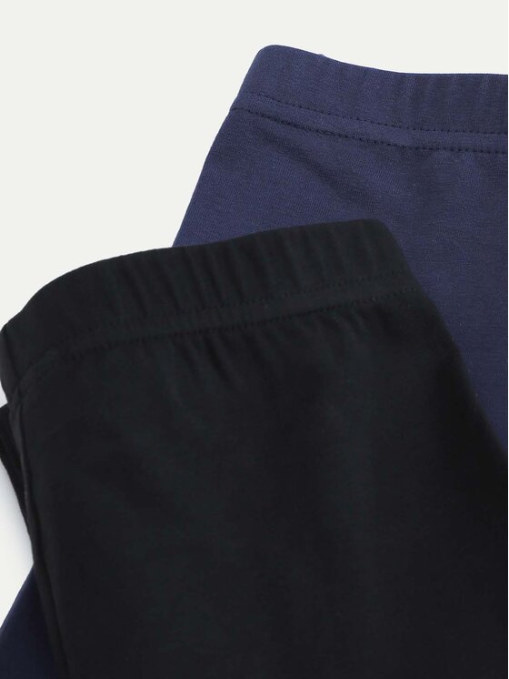 Coccodrillo Coccodrillo Leggings XCX122101BAG Crna Slim Fit