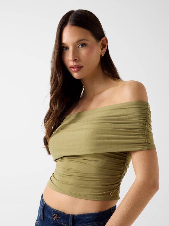 Guess Guess Top 183107 Zelená Classic Fit