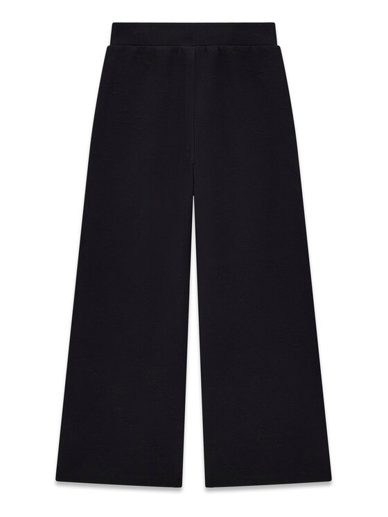 Guess Guess Spodnie dresowe J5BQ11 K0742 Czarny Wide Leg
