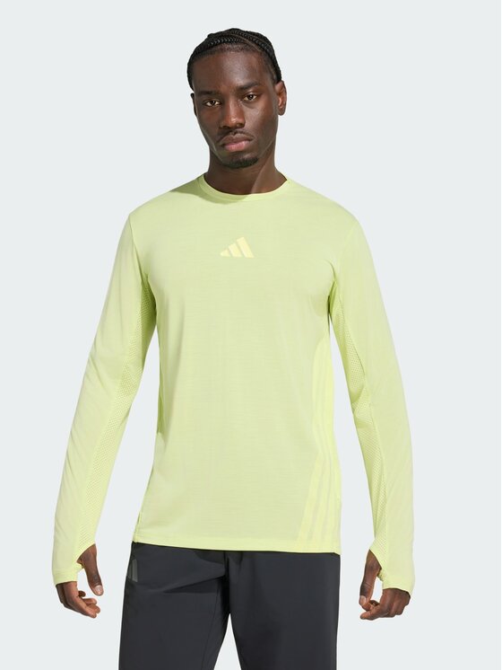 adidas adidas Koszulka techniczna 159148 Żółty Regular Fit