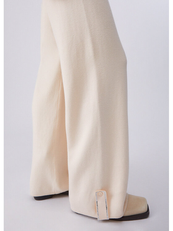 Liu Jo Liu Jo Spodnie materiałowe TA6047MS59LX0659 Beżowy Regular Fit