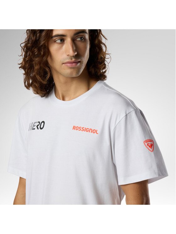Rossignol Rossignol T-Shirt M Hero Tee Biały Regular Fit