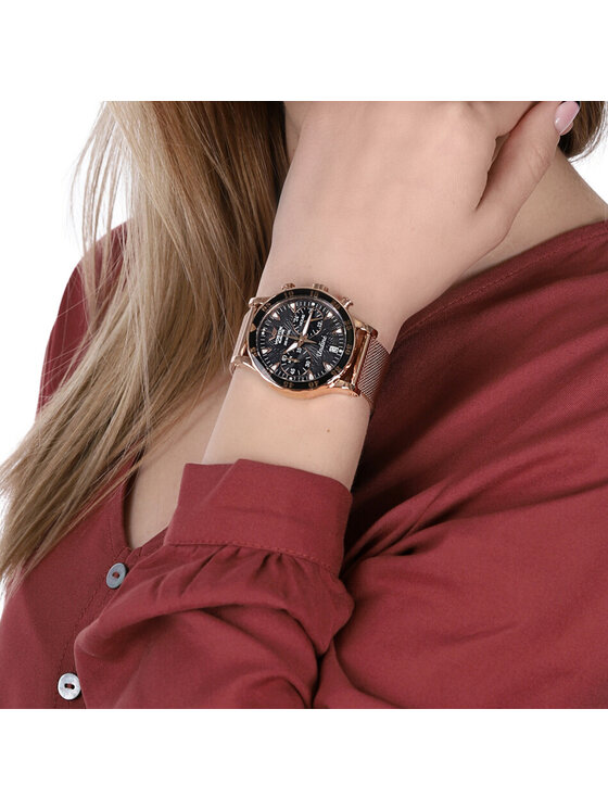 Vostok Europe Vostok Europe Zegarek VK64-515B568B Różowe złoto