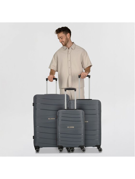 cocoono cocoono Komplet walizek 315312 Szary