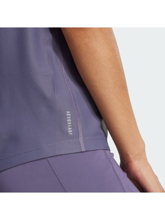 adidas adidas Koszulka techniczna 126455 Fioletowy Regular Fit