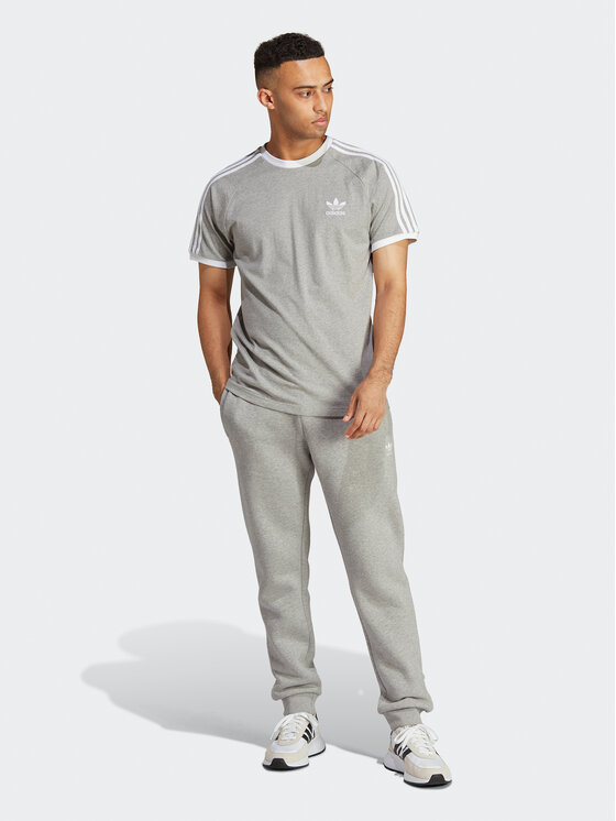 adidas adidas Тишърт Adicolor Classics 3-Stripes T-Shirt IA4848 Сив Slim Fit