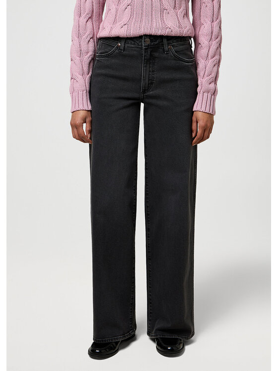 Wrangler Wrangler Jeansy WORLDWIDE Czarny Loose Fit