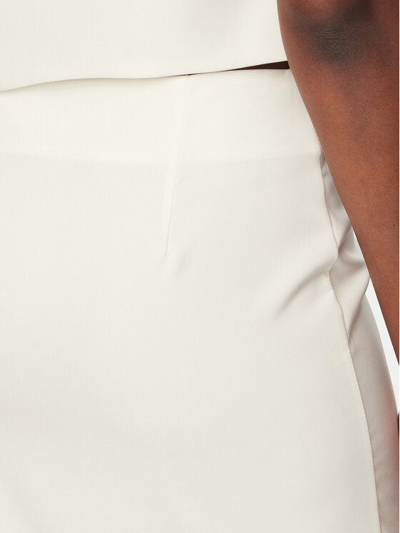 Rinascimento Rinascimento Gonna a matita CFC0127985003 Bianco Slim Fit