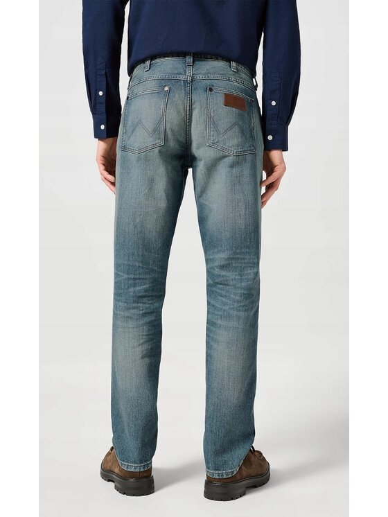 Wrangler Wrangler Jeansy Greensboro Niebieski Regular Fit