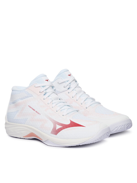 Mizuno Mizuno Halové topánky Lightning Select Mid V1GC2675 Biela