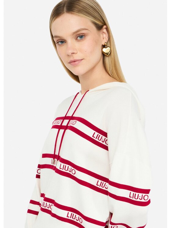 Liu Jo Liu Jo Maglione TF5216MS63LC3752 Bianco Regular Fit