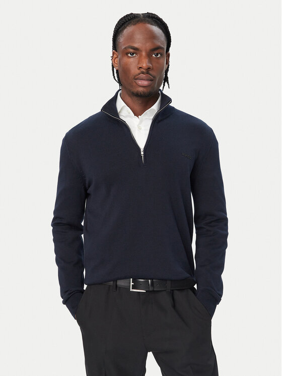 HUGO HUGO Светр 50574143 Cиній Regular Fit