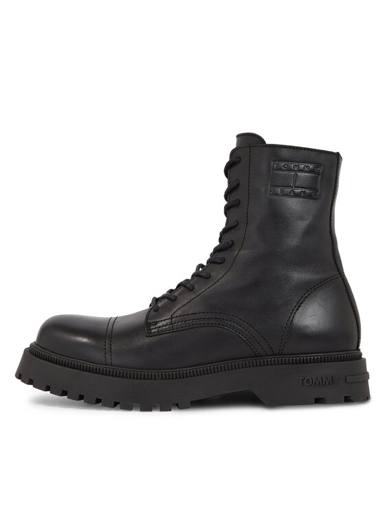 Tommy Jeans Tommy Jeans Trzewiki Tjm Casual Boot EM0EM01244 Czarny