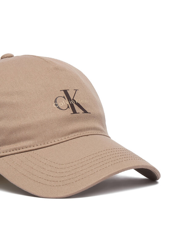 Calvin Klein Calvin Klein Шапка с козирка Monologo Printed Baseball Cap LV04G5032G Бежов