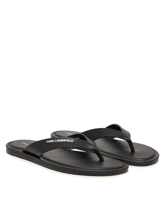 KARL LAGERFELD KARL LAGERFELD Джапанки Kastor IV KL70206C Черен