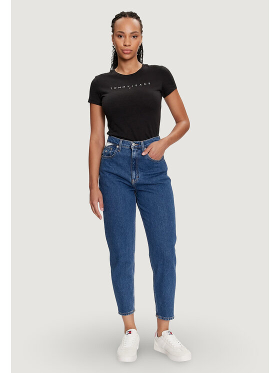 Tommy Jeans Tommy Jeans T-shirt TJW LINEAR TEE Nero Casual Fit