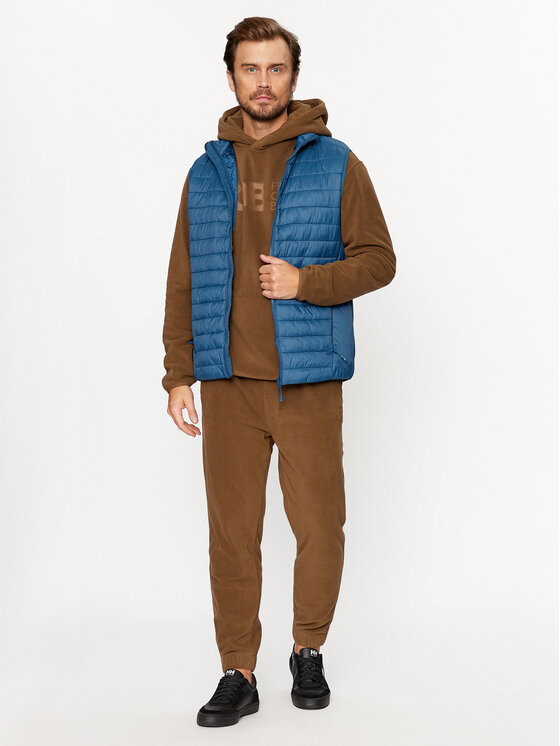 4F 4F Kamizelka 4FAW23TVESM062 Niebieski Regular Fit