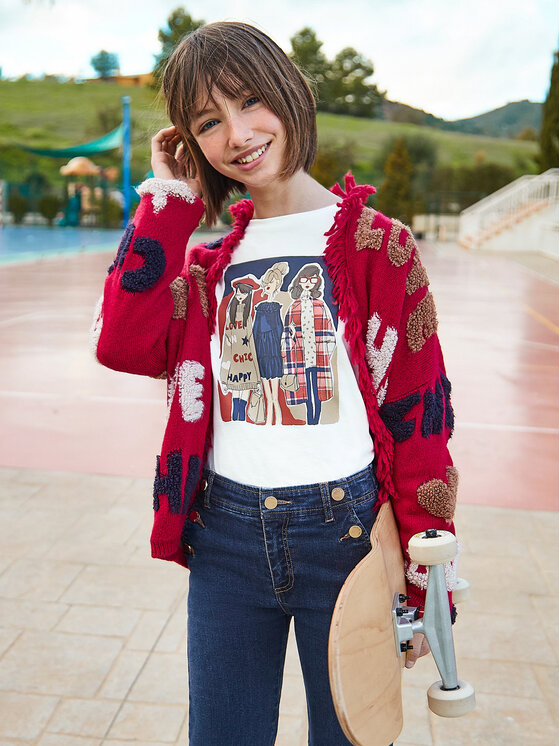 Mayoral Mayoral Majica 7.047 Écru Regular Fit