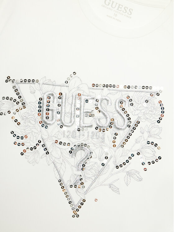 Guess Guess T-Shirt J4YI30 K6YW4 Beżowy Regular Fit