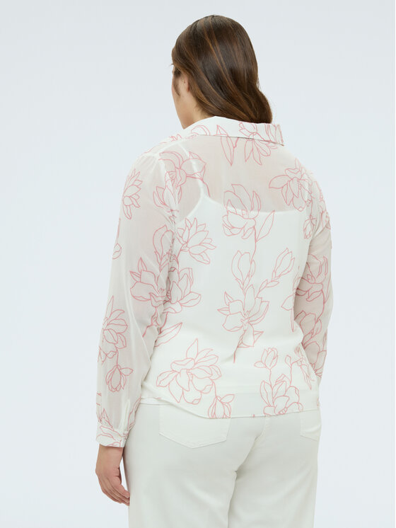 Fiorella Rubino Fiorella Rubino Koszula 5051T001455N0S1 Biały Regular Fit