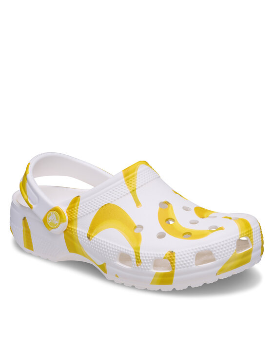 Crocs Crocs Klapki Classic Fresh Fruits Clog 211008 Biały