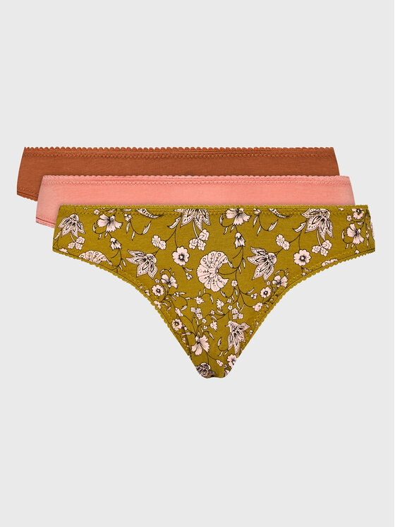 Set di 3 perizomi Tia 6536116 Multicolore