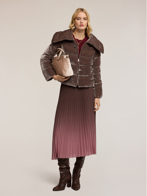 Motivi Motivi Giubbotto piumino F063Q000708N013 Marrone Regular Fit