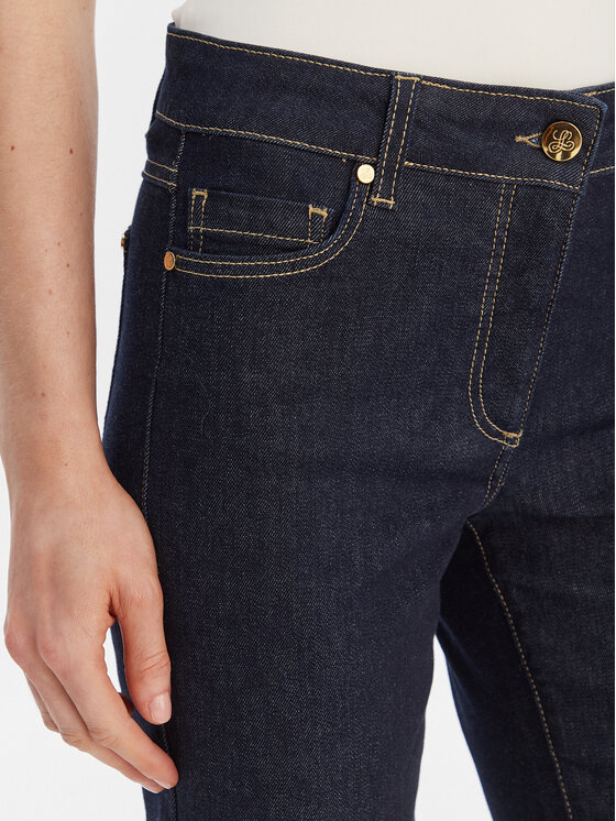 Luisa Spagnoli Luisa Spagnoli Jeansy Aggettivo 542845 Granatowy Flare Fit